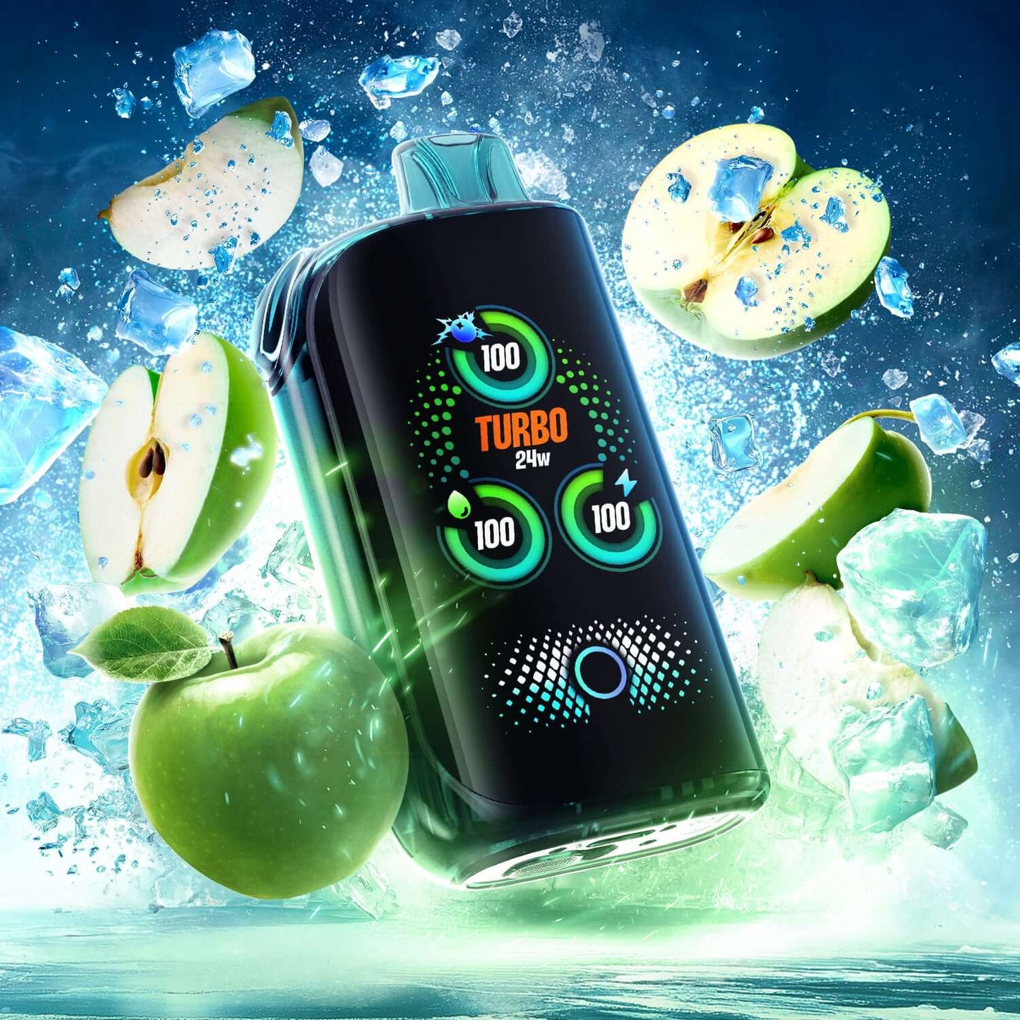 DRIP'N BLAST 30k - FROZEN -GREEN APPLE ICE